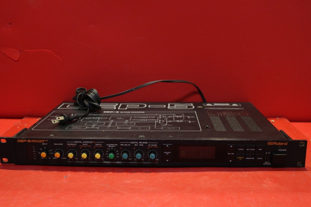 Roland DEP-5　 DIGITAL EFFCTS PROCESSOR Roland Dep-5 Digital Effects Processor Black Good GP | eBay