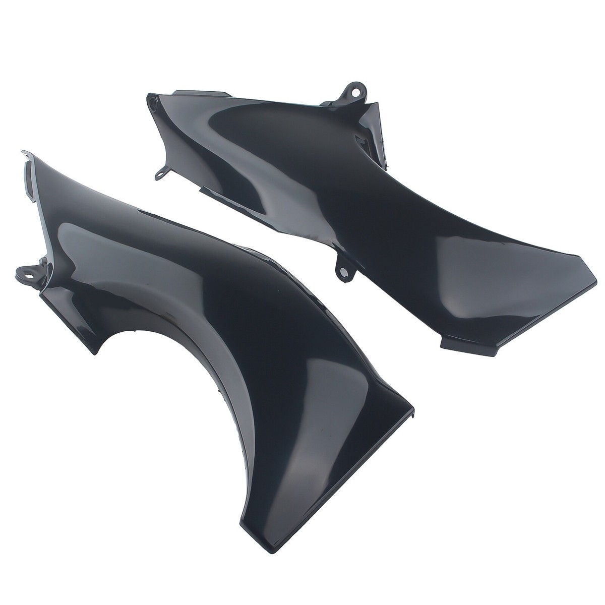 ガーリック2 For KAWASAKI ZX-12R 2000 2001 All Black Front Dash Air Intake Ram