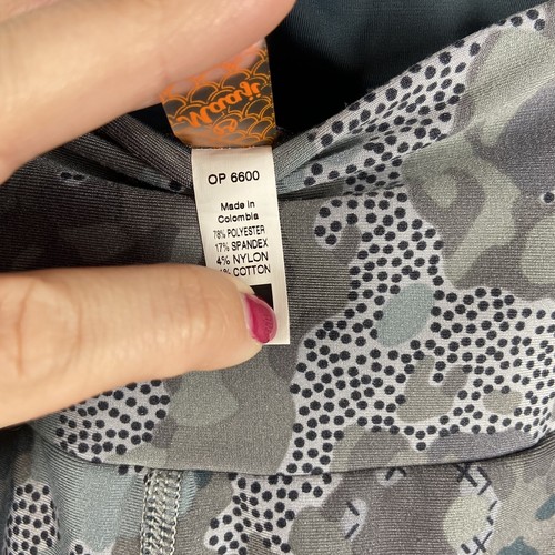 Maaji Small Tourmaline Blooms Camo Print Dazeful 7/8 Ankle Leggings Athleisure - Picture 7 of 8