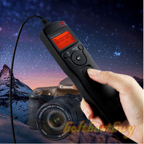 Timer Camera Remote Control Shutter Cable fr Canon EOS 1d,1ds,Mark 