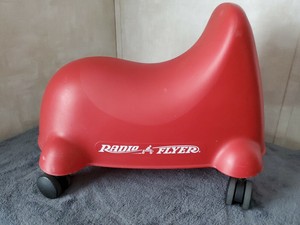Radio Flyer Clasico Scoot N Zoom Paseo En Juguete 711b 4 Ruedas Giratorias Retirado Ebay