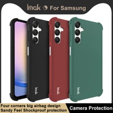 IMAK For Samsung Galaxy A25 5G, Shockproof Airbags Sandy Matte Soft Case Cover
