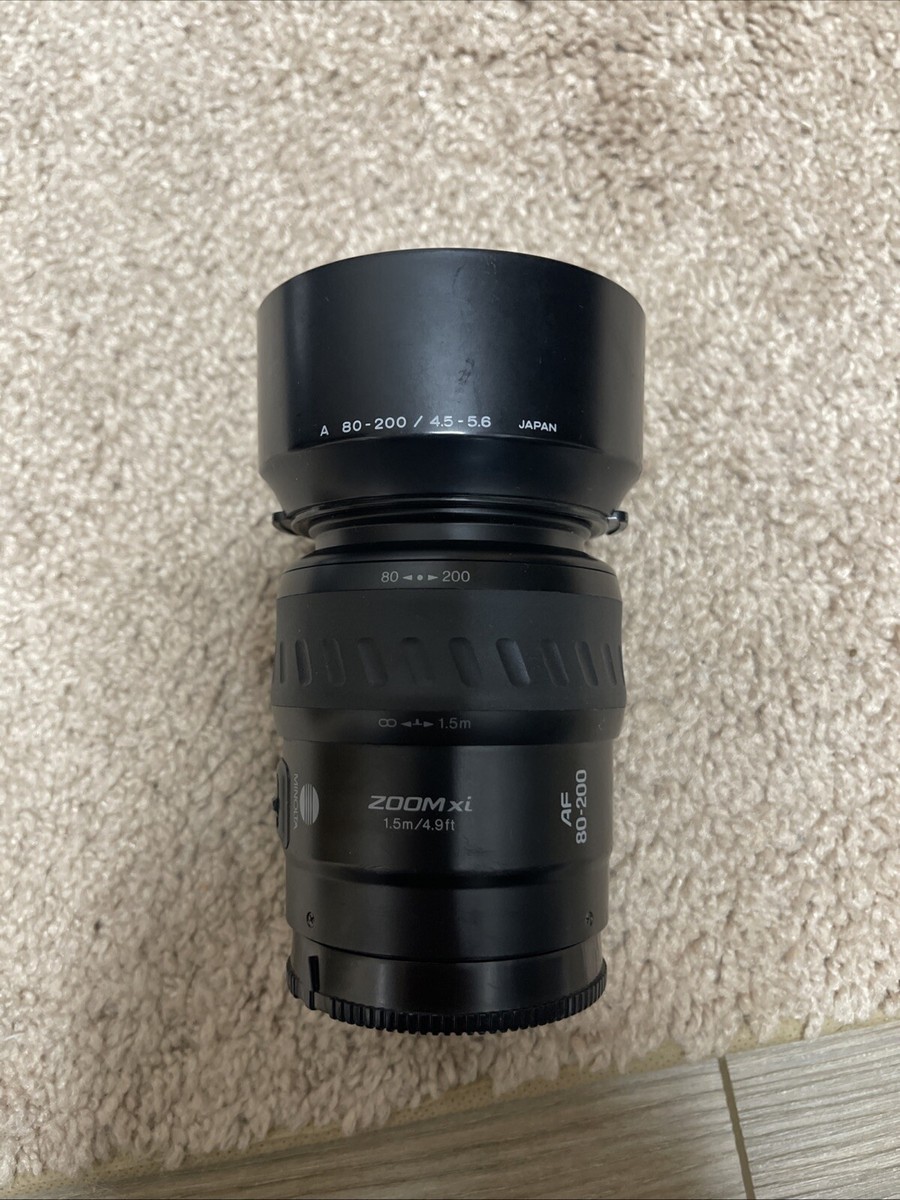 ミノルタMinolta AF Zoom 80 200 4.5 5.6 Minolta 80-200mm f4.5-5.6 AF Zoom - Lens – Kamerastore