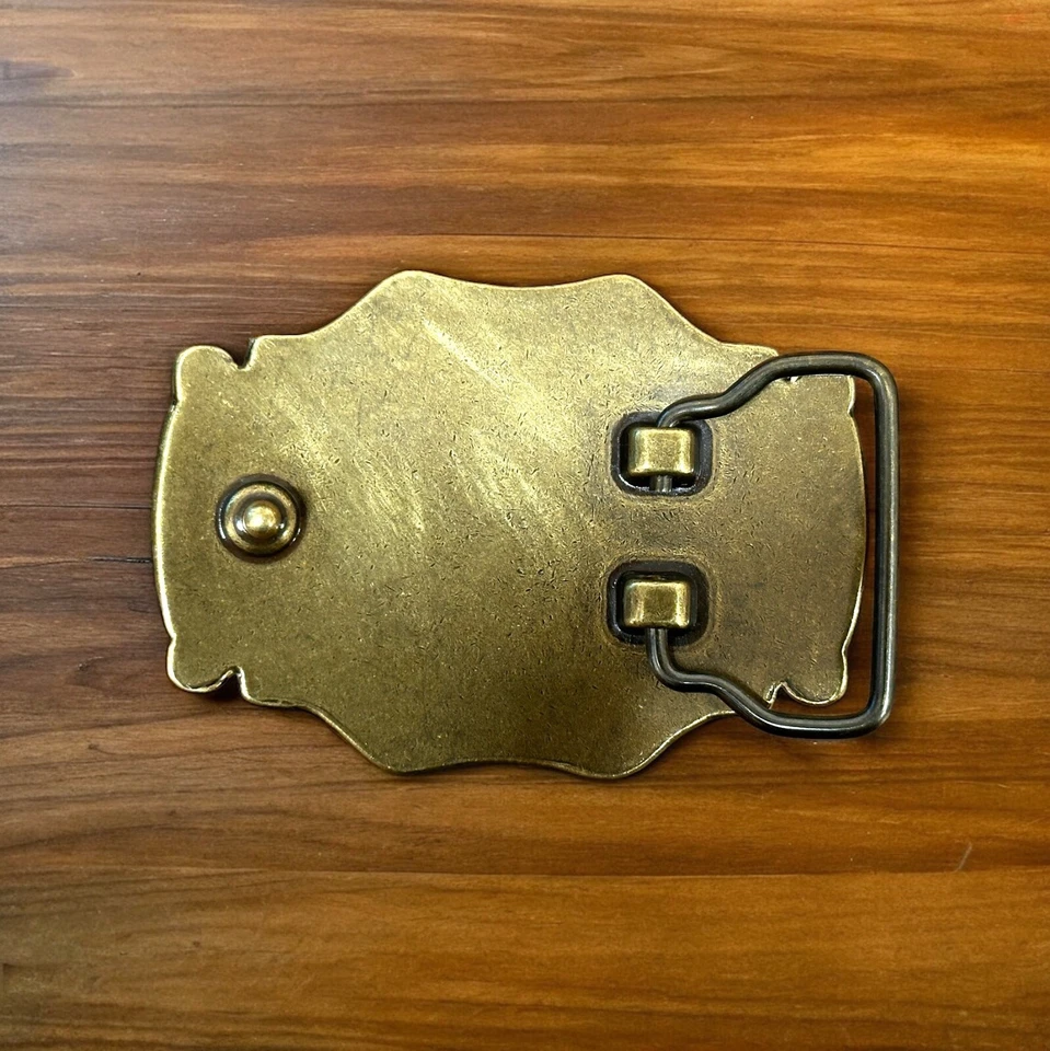 Belt Buckle for Men Western Rodeo Cowboy Solid Brass For Belt 1.5" (Buckle Only) - Image 4 of 4