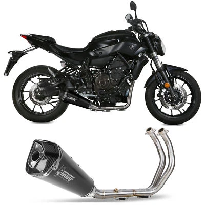 Echappement Complete Mivv Yamaha Mt-07 2022 22 Moto Delta Race Black - Photo 1/4