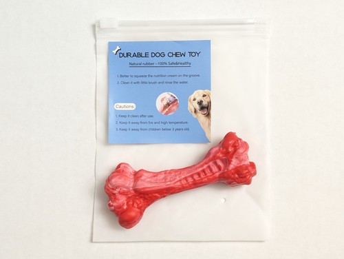 Juguete de Perro Hueso de Caucho Realista para Cachorros y Perros Pequeños - Picture 14 of 18