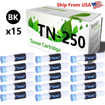 15PK TN250 TN-250 Toner Cartridge for Plus-7750MC 9030 Printer