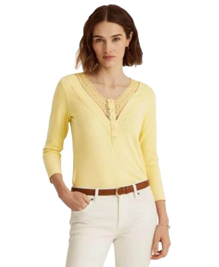 Lauren Ralph Lauren 3/4 Sleeve Tops for Women