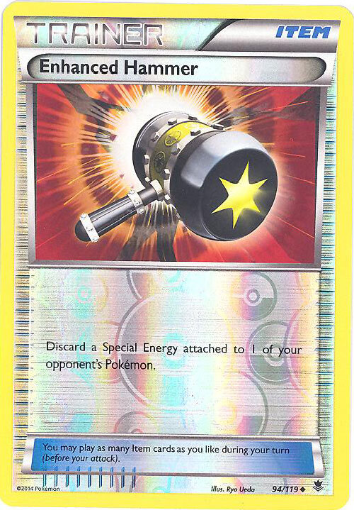 Pokemon Card - XY Phantom Forces 94/119 - ENHANCED HAMMER (reverse holo) - NM/M
