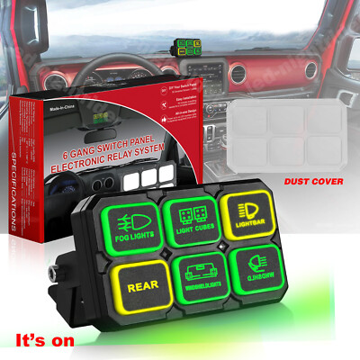 RGB 8 Gang Switch Panel LED Work Light Fit 2017-2024 Can-am - Foto 11