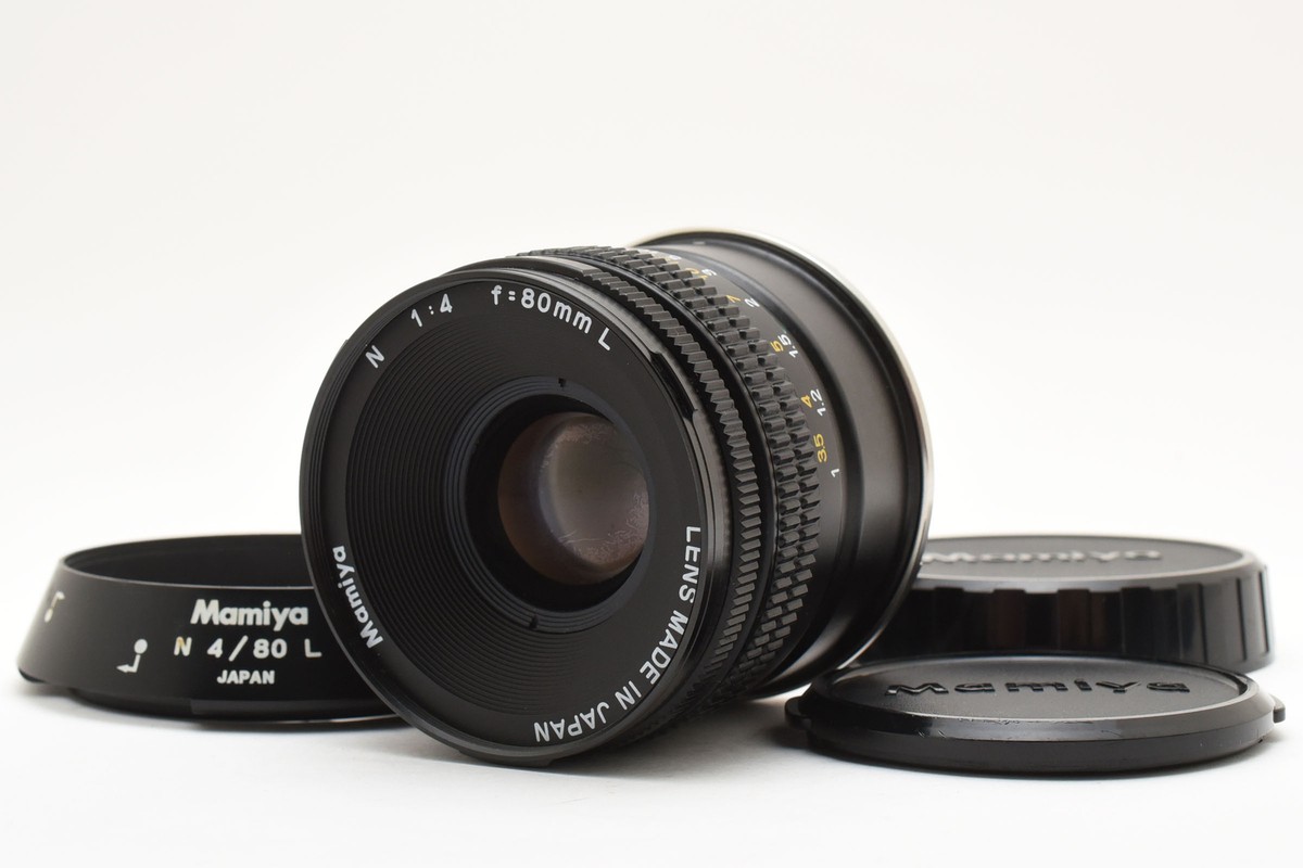 Mamiya N 80mm f:4 L Mamiya 7・7Ⅱ用 Exc+4] Mamiya N 80mm f/4 L for 7 7II ll MF Standard Lens