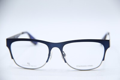 Alexander McQueen McQ Eyeglasses frames 52 (MM) - Blue, NEW, Authentic Alexander McQueen McQ MQ0120OP Blue, Tortoise Prescription  main image 3
