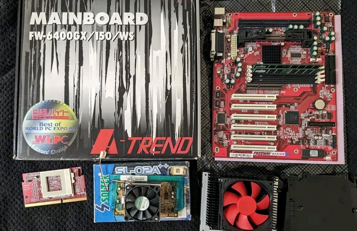 新品未開封 Freeway Mainboard FW-5VGF+/ultra FREEWAY FW-5VGF+/ultra-1.00 VIA VT82C598MVP Socket7 マザーボード
