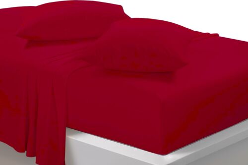 Full Fitted Bed Sheet Extra Deep 25 cm Single Double Super King Size Sheets UK - Picture 17 of 43