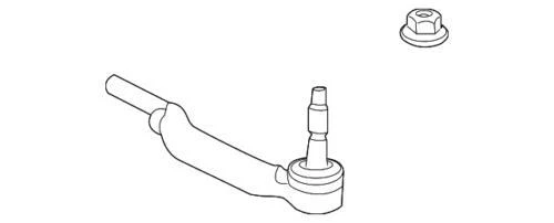 Kit de varilla de amarre exterior de acoplamiento de dirección derecha genuino GM 2008-2014 Cadillac 19177445 Foto 2 de 3