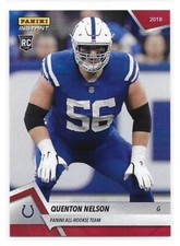 2018 Panini Instant NFL All-Rookie Team Quenton Nelson Rookie Card /576. rookie card picture