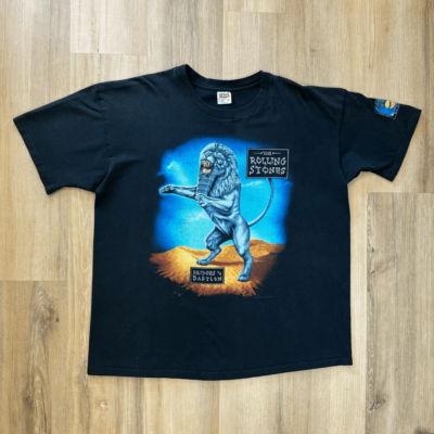 Vintage Anvil Men's 2X Rolling Stones 1998 Bridges To Babylon Tour