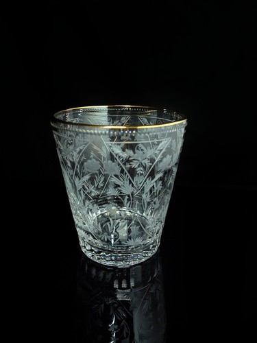 FABERGE CRISTAL CHAMPÁN CUBO DE HIELO ENFRIADOR EDICIÓN ESPECIAL 22KT 9" H X 8" W - Imagen 7 de 19