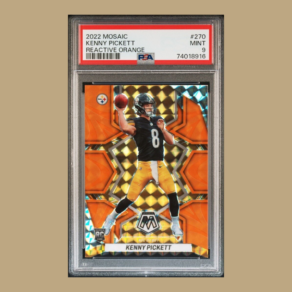 2022 Panini Mosaic - NFL Debut Kenny Pickett #270 Mosaic Reactive