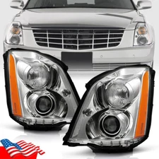 For Cadillac DTS 2006-2011 HID/Xenon Projector Headlight Headlamp Left & Right