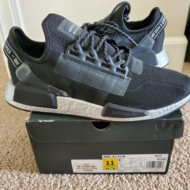 Size 11 - adidas NMD R1 V2 Silver Boost 