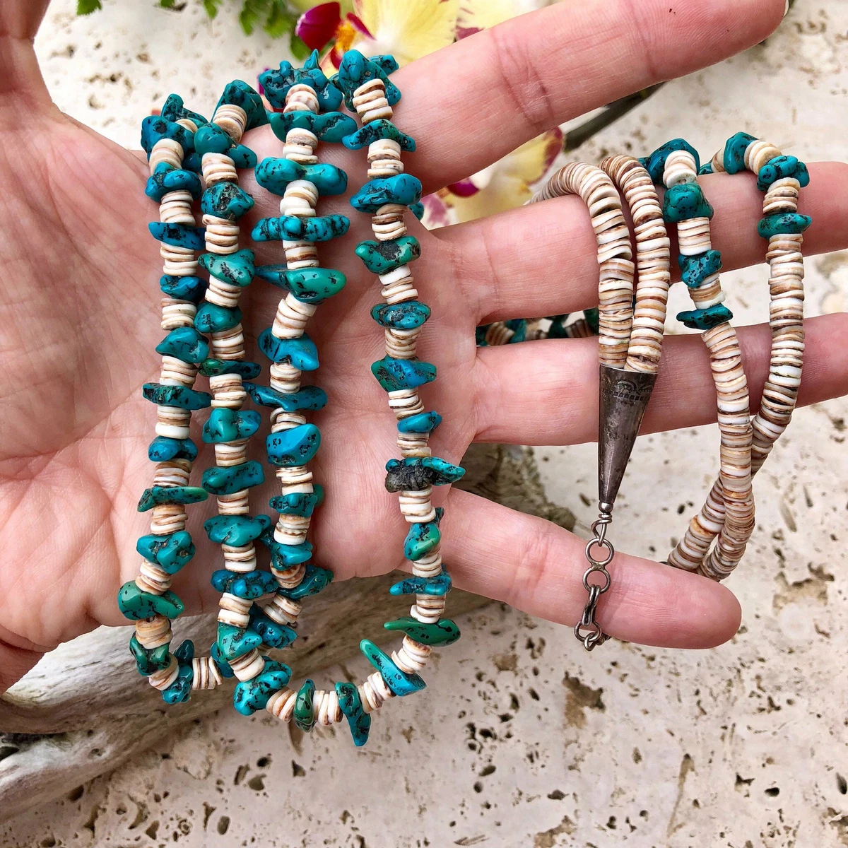 Heishi necklace clearance