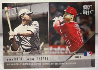 Shohei Ohtani / Baby Ruth 2018 Topps Jetzt Moment Of Die Woche RC #MOW-1 Sp