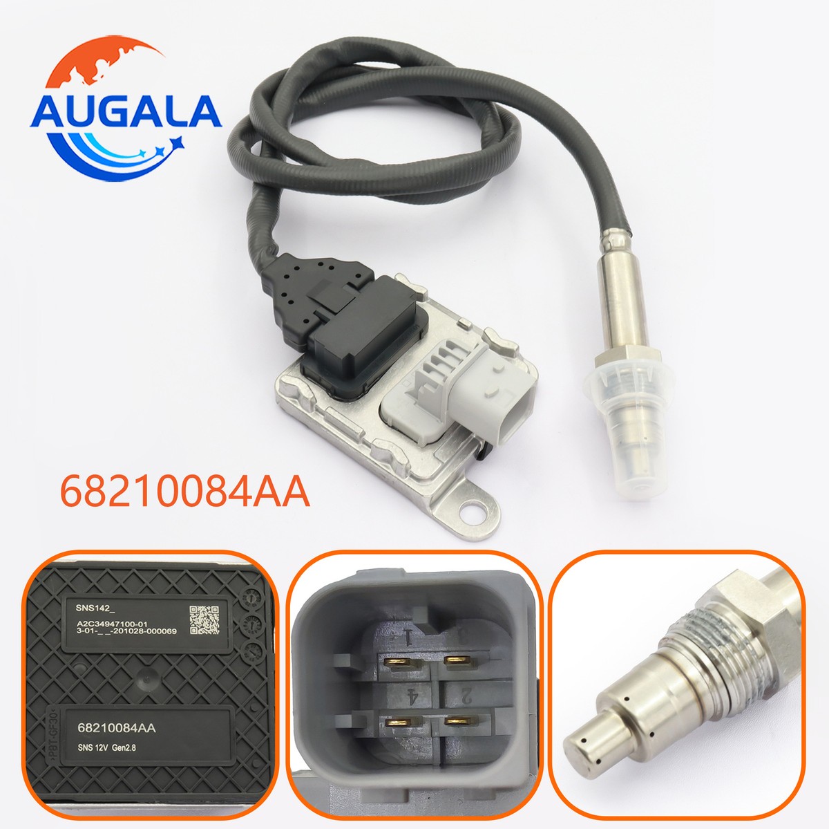 NOx Sensor 5WK96742B For Cummins Diesel 2872948 4326873 A034M378 SNS142