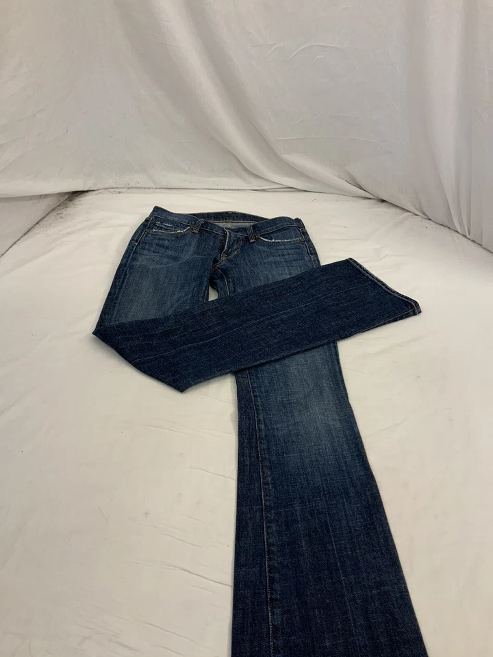 Citizens Of Humanity Jeans 25 Blue Dark Wash Bootleg Cotton Polyester YGI X1-311 - Image 2 of 4