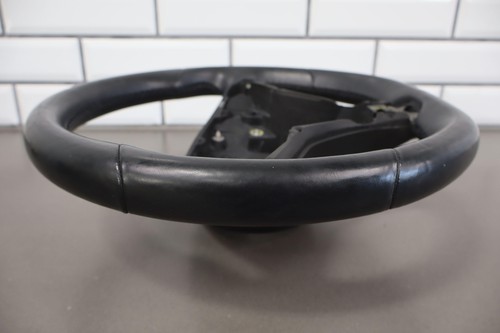 Tesla Model X 2016-2020 cuero fondo plano OEM volante térmico (negro) - Imagen 12 de 21