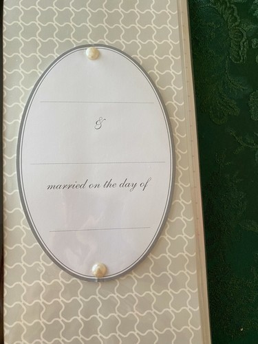 NEW Moments in Life WEDDING Scrapbook Markings C R Gibson 16 pg Photos Memories - Picture 4 of 12
