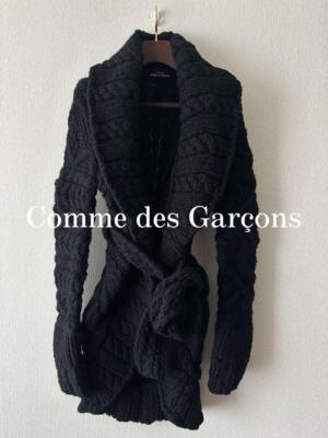 Comme des Garçons Sharing Knit Coat COMME des GARCONS Sharing Knit Coat Wool Women Japan