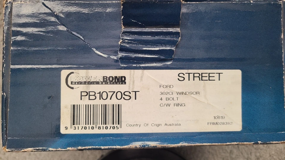 BALANCEADOR ARMÓNICO MOTOR POWER BOND PB1070ST 4 PERNOS Foto 3 de 4