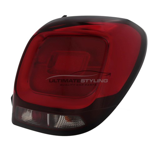 Rear Tail Light Citroen C1 2014-2022 With Bulbs & Bulb Holder Drivers Side Right - Picture 2 of 24