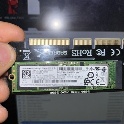 Samsung 1TB M.2 NVMe SSD Solid State 2280 PM981a MZ-VLB1T0B MZVLB1T0HBLR