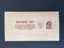 AUSTRALIA QE2 2½d NEWSPAPER WRAPPER NOT POSTED NOT SEALED