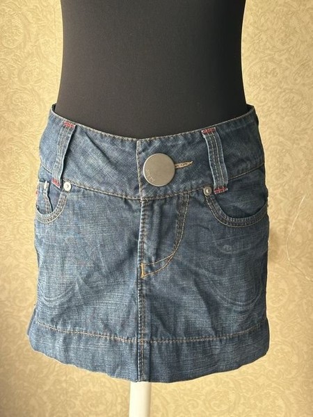 Women Miss Sixty Skirt Navy Denim 38