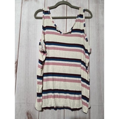 Torrid Super Soft Light Rib Knit Sleep Tank Top Women's Size 3x V-Neck