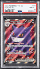 2024 POKEMON TEF EN-TEMPORAL FORCES ULTRA RARE #193 GENGAR EX PSA 10 - Main Image
