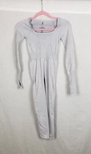 Free People Good Karma One Piece XS/S Gym Bodysuit FP Movement Ice Grey Casual