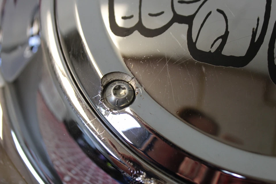 Harley Davidson Street Glide 2017 OEM cromo M8 cubierta primaria exterior SG43 Foto 4 de 4