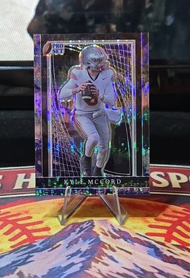 2024 Leaf Pro Set Metal - Kyle McCord #86 Galaxy Pulsar /1 (RC)