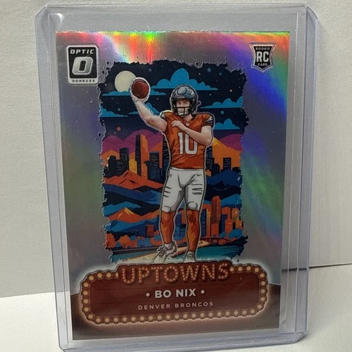2024 Panini Donruss Optic Uptowns Bo Nix #3 (RC) Denver Broncos