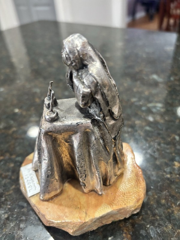 Vintage Sterling Silver (.925) Sculpture by D. Kedem, 4.4 Oz Sterling Silver