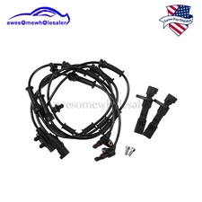 4pcs Front + Rear ABS Wheel Speed Sensor For Jeep Wrangler 3.8L 3.6L 2007-2017