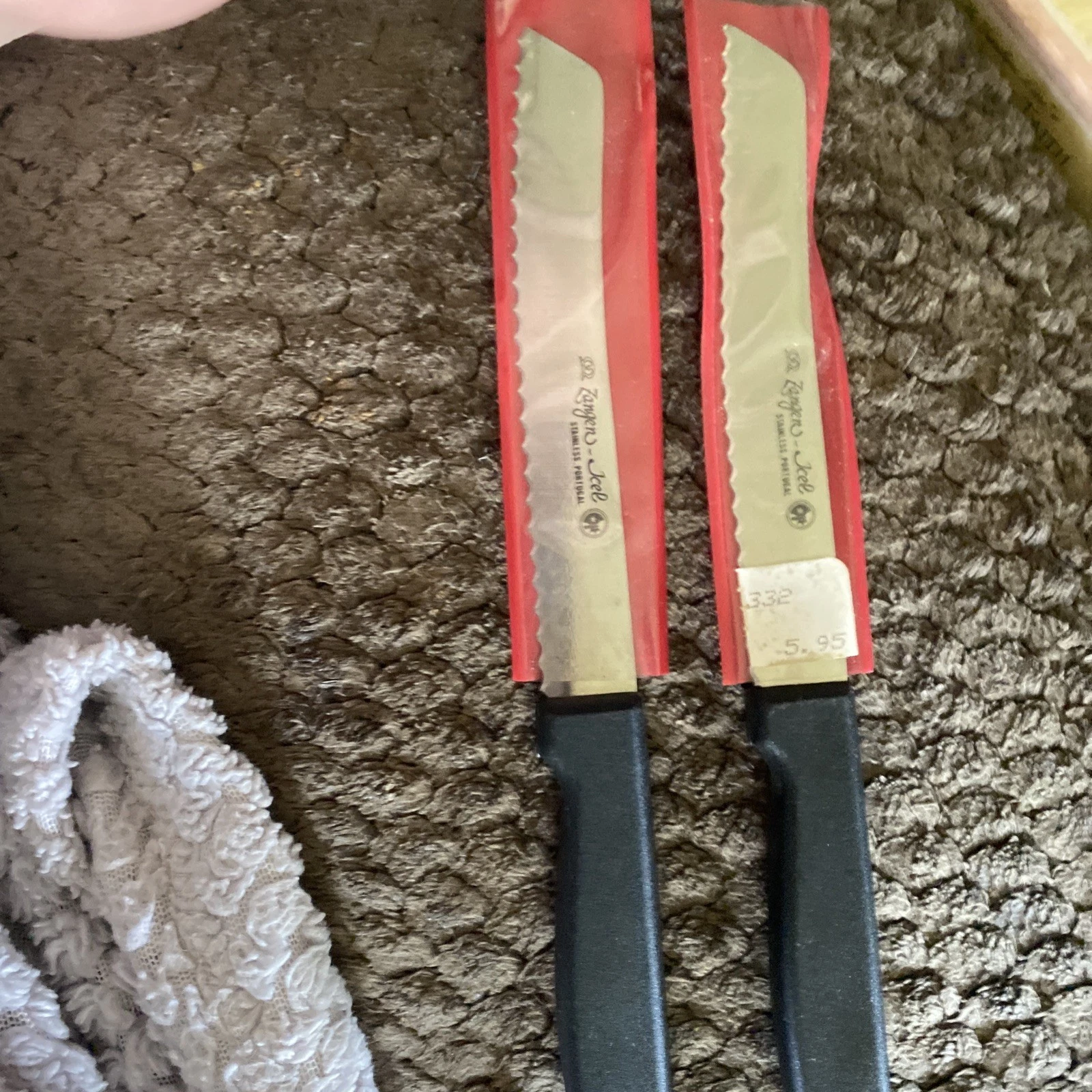 ZANGER-ICEL 8” Bread/ CakeKnife Serrated Made In Portugal New