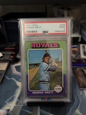 1975 TOPPS #228 GEORGE BRETT ROOKIE RC PSA 2 KANSAS CITY ROYALS HOF