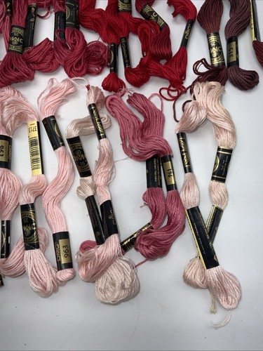 DMC Embroidery Thread Mouline Lot Of 100+ Skeins Multi Color Cross Stitch Crafts - Picture 11 of 13