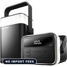65W Power Bank 40000mAh Laptop Portable Charger Battery Pack - Black