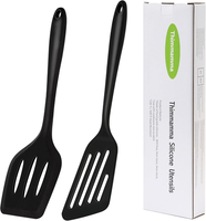 HitzebestäNdiger Silikonspatel 2Er-Set FüR Kochen Backen AntihaftfäHig SpüLmasch